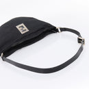 FENDI Zucca Canvas Shoulder Bag Black Auth ep16169-7