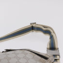 GUCCI GG Canvas Waist Bag Silver 28566 Auth ep16179-14