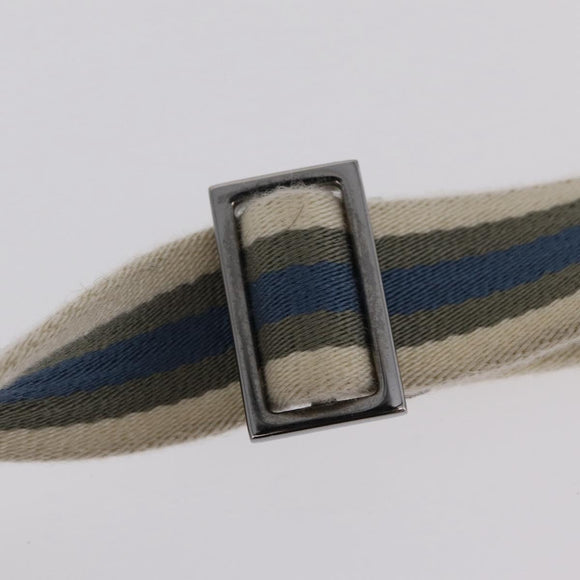 GUCCI GG Canvas Waist Bag Silver 28566 Auth ep16179