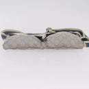 GUCCI GG Canvas Waist Bag Silver 28566 Auth ep16179-6