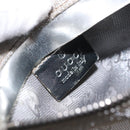 GUCCI GG Canvas Waist Bag Silver 28566 Auth ep16179-24