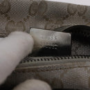 GUCCI GG Canvas Waist Bag Silver 28566 Auth ep16179-12