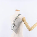 GUCCI GG Canvas Waist Bag Silver 28566 Auth ep16179-29