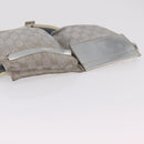 GUCCI GG Canvas Waist Bag Silver 28566 Auth ep16179-7