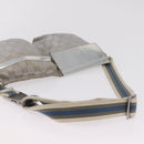 GUCCI GG Canvas Waist Bag Silver 28566 Auth ep16179-8