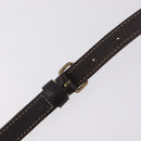 LOUIS VUITTON Monogram Mini Lin Saumur 30 Bag Brown Fuzan M95227 LV Auth ep16180-17