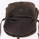 LOUIS VUITTON Monogram Mini Lin Saumur 30 Bag Brown Fuzan M95227 LV Auth ep16180-29