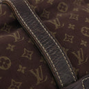 LOUIS VUITTON Monogram Mini Lin Saumur 30 Bag Brown Fuzan M95227 LV Auth ep16180-2