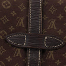 LOUIS VUITTON Monogram Mini Lin Saumur 30 Bag Brown Fuzan M95227 LV Auth ep16180-4