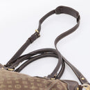 LOUIS VUITTON Monogram Mini Lin Buzasu Anjoul Bag 2way Ebene M95617 Auth ep16190-16
