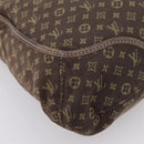 LOUIS VUITTON Monogram Mini Lin Buzasu Anjoul Bag 2way Ebene M95617 Auth ep16190-20