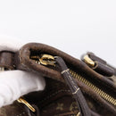 LOUIS VUITTON Monogram Mini Lin Buzasu Anjoul Bag 2way Ebene M95617 Auth ep16190-22