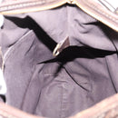 LOUIS VUITTON Monogram Mini Lin Buzasu Anjoul Bag 2way Ebene M95617 Auth ep16190-24