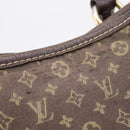 LOUIS VUITTON Monogram Mini Lin Buzasu Anjoul Bag 2way Ebene M95617 Auth ep16190-9