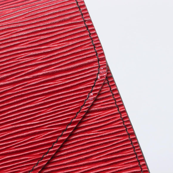 LOUIS VUITTON Epi Art Deco Clutch Bag Red M52637 LV Auth ep16193