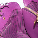 LOUIS VUITTON Monogram Empreinte Montaigne MM Bag Purple M41046 LV Auth ep16194A-23