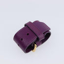 LOUIS VUITTON Monogram Empreinte Montaigne MM Bag Purple M41046 LV Auth ep16194A-11