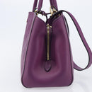 LOUIS VUITTON Monogram Empreinte Montaigne MM Bag Purple M41046 LV Auth ep16194A-3