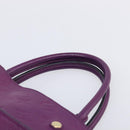 LOUIS VUITTON Monogram Empreinte Montaigne MM Bag Purple M41046 LV Auth ep16194A-14