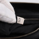 PRADA Hand Bag Leather Black Silver Auth ep16195A-12