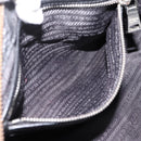 PRADA Hand Bag Leather Black Silver Auth ep16195A-25