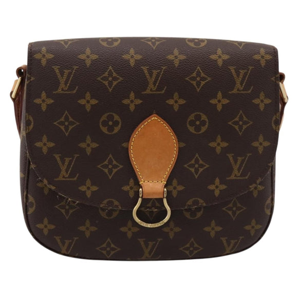 LOUIS VUITTON Monogram Saint Cloud GM Shoulder Bag M51242 LV Auth ep16200A