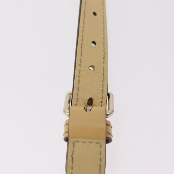GUCCI GG Supreme Shoulder Bag PVC Beige Gold 201447 Auth ep16201