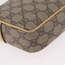 GUCCI GG Supreme Shoulder Bag PVC Beige Gold 201447 Auth ep16201-18