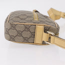 GUCCI GG Supreme Shoulder Bag PVC Beige Gold 201447 Auth ep16201-3