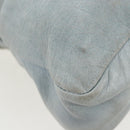 BALENCIAGA The First Hand Bag Leather 2way Gray 103208 Auth ep16202V-18
