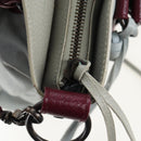 BALENCIAGA The First Hand Bag Leather 2way Gray 103208 Auth ep16202V-22