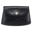 CELINE Chain Shoulder Bag Leather Black Gold Auth ep16204-2