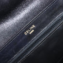 CELINE Chain Shoulder Bag Leather Black Gold Auth ep16204-20
