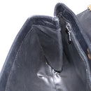 CELINE Chain Shoulder Bag Leather Black Gold Auth ep16204-24