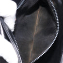 CELINE Chain Shoulder Bag Leather Black Gold Auth ep16204-26