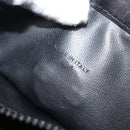 CELINE Chain Shoulder Bag Leather Black Gold Auth ep16204-28