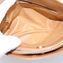 CELINE Macadam Canvas Shoulder Bag PVC Leather Brown Gold Auth ep16205A-11