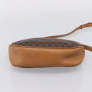 CELINE Macadam Canvas Shoulder Bag PVC Leather Brown Gold Auth ep16205A-5