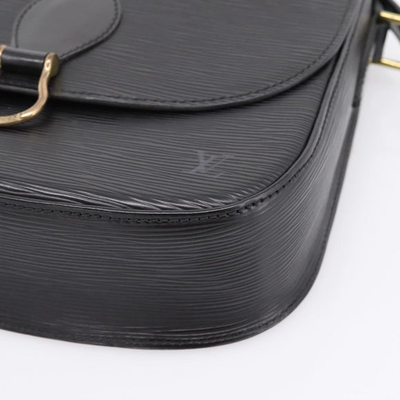 LOUIS VUITTON Epi Saint Cloud GM Shoulder Bag Black Noir M52192 LV Auth ep16207A