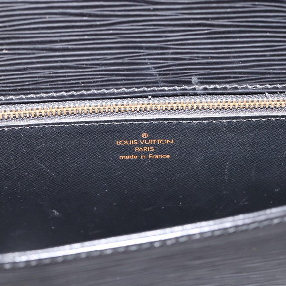 LOUIS VUITTON Epi Saint Cloud GM Shoulder Bag Black Noir M52192 LV Auth ep16207A