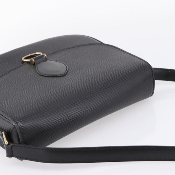 LOUIS VUITTON Epi Saint Cloud GM Shoulder Bag Black Noir M52192 LV Auth ep16207A