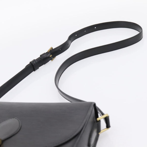 LOUIS VUITTON Epi Saint Cloud GM Shoulder Bag Black Noir M52192 LV Auth ep16207A