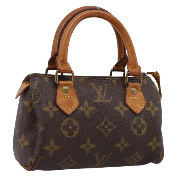 LOUIS VUITTON Monogram Mini Speedy Hand Bag M41534 LV Auth ep16208