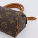 LOUIS VUITTON Monogram Mini Speedy Hand Bag M41534 LV Auth ep16208-14