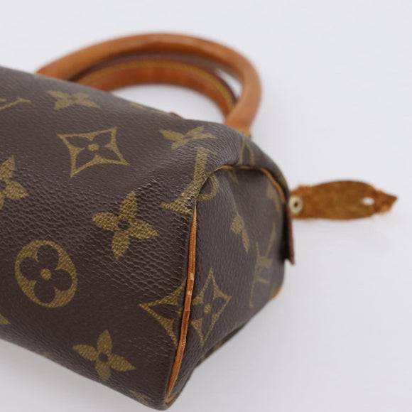 LOUIS VUITTON Monogram Mini Speedy Hand Bag M41534 LV Auth ep16208