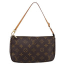 LOUIS VUITTON Monogram Pochette Accessoires Pouch M51980 LV Auth ep16209-13
