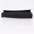 Christian Dior Trotter Canvas Chain Shoulder Bag Black Gold Auth ep16211-9