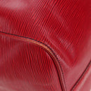 LOUIS VUITTON Epi Keepall 50 Boston Bag Red M42967 LV Auth ep16212A-17