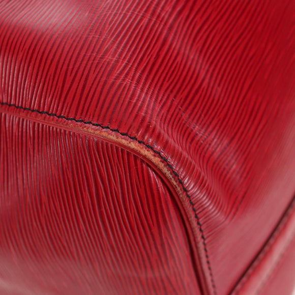 LOUIS VUITTON Epi Keepall 50 Boston Bag Red M42967 LV Auth ep16212A