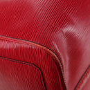 LOUIS VUITTON Epi Keepall 50 Boston Bag Red M42967 LV Auth ep16212A-19